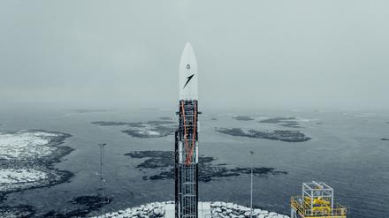 Die Rakete von Isar Aerospace. (Handout)
