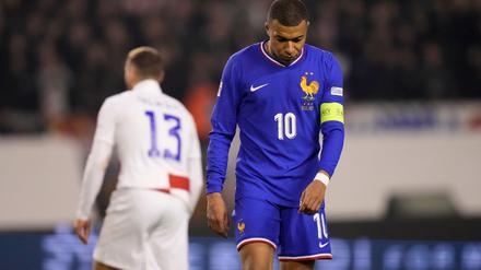 Ein Abend zum Vergessen für Kylian Mbappé.