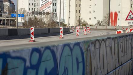 A100-Ringbahnbrücke gesperrt