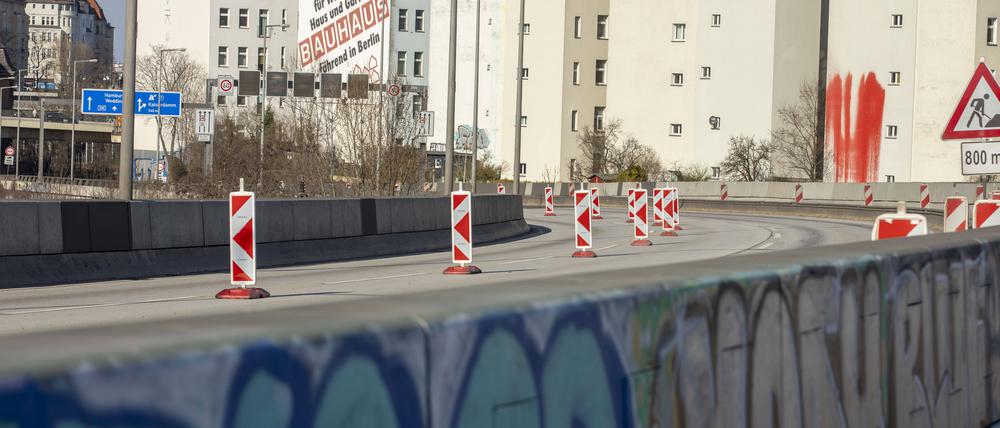 A100-Ringbahnbrücke gesperrt