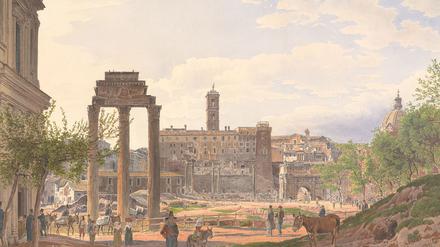 Jakob Alt, Forum Romanum in Rom, 1837