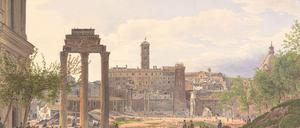 Jakob Alt, Forum Romanum in Rom, 1837