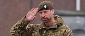 Prince William im Kampfanzug: Der britische Thronfolger besuchte Truppen in Estland.