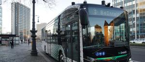 In der Berliner City West ist eine Buslinie als Teststrecke für autonomes Fahren geplant.