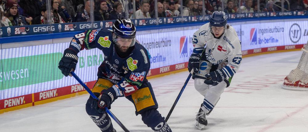 Liam Kirk sorgte für das 1:0 der Eisbären, aber diesmal jubelte Straubing am Schluss.