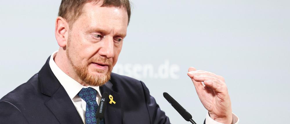 Sachsens Ministerpräsident Kretschmer hofft, dass in Zukunft auch wieder eine Annäherung zwischen Deutschland und Russland möglich sein wird. (Archivbild)