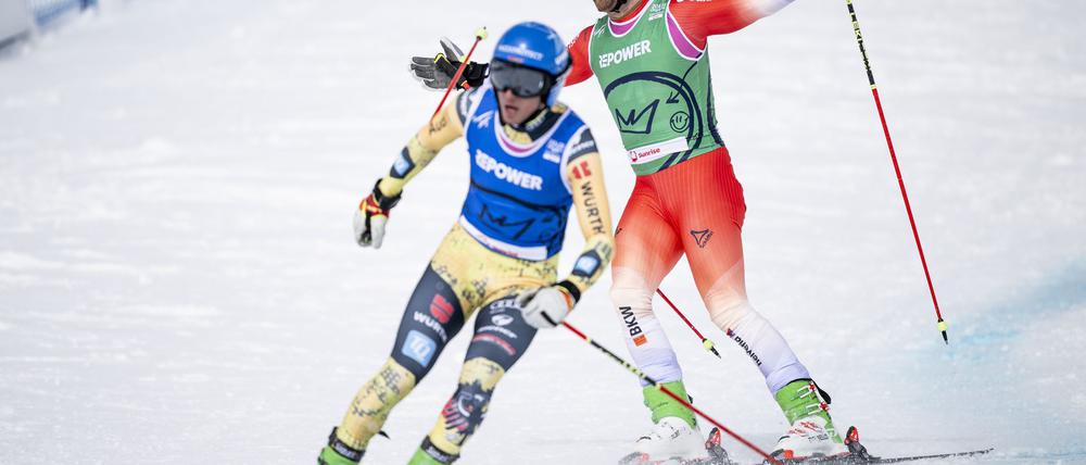 Tobias Müller (vorne) und seine DSV-Teamkollegen bleiben ohne Medaille.