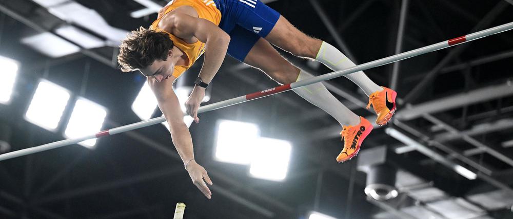 Mit einer magischen Marke zum Titel: Armand Duplantis aus Schweden.