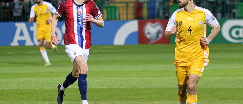 Erling Haaland trifft beim klaren 5:0-Sieg Norwegens zum Auftakt der WM-Qualifikation in Moldau.