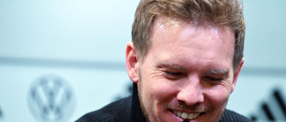 Julian Nagelsmann kommen gute Ideen kurz vor dem Einschlafen. 