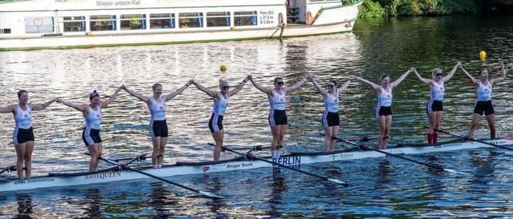 Die Ruderinnen des „Havel Queen Achter“ wurde beim Amateursportpreis mit Platz eins ausgezeichnet.