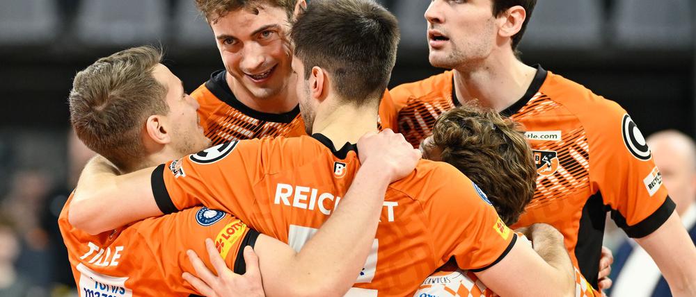Geschafft: Spiel eins haben die BR Volleys gewonnen