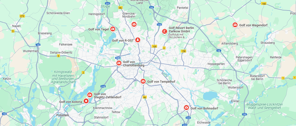 Ein Ausschnitt auf Google Maps.