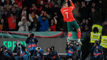 Cristiano Ronaldo setzte sich mit Portugal gegen Dänemark durch