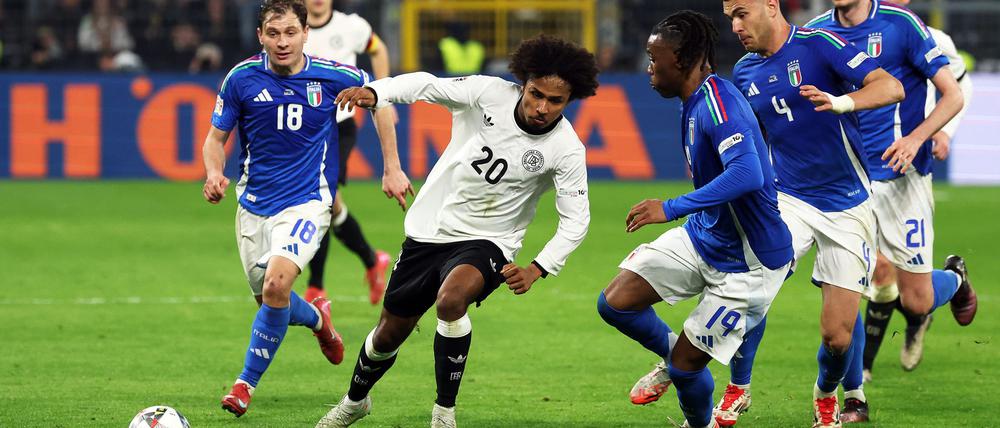 Die Italiener spielten eine ganz schwache erste Halbzeit in Dortmund - und wurden dafür von den heimischen Medien kritisiert