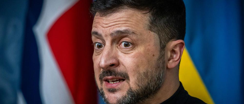 Selenskyj fordert größeren Druck auf Putin: „Wer auch immer diesen Krieg verursacht hat, muss ihn beenden.“ (Archivbild)