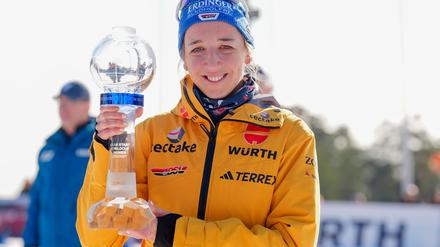 Franziska Preuß gewinnt den Gesamtweltcup.
