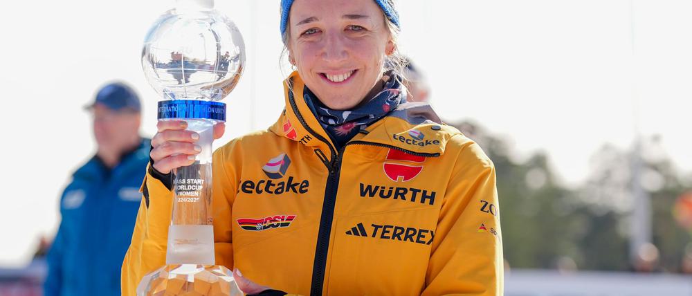 Franziska Preuß gewinnt den Gesamtweltcup.