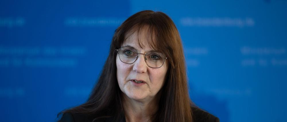 Innenministerin Katrin Lange will Brandenburgs Polizei stärken. (Archivbild)