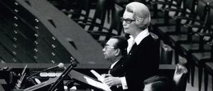 Annemarie Renger war von 1972 bis 1976 Präsidentin und von 1976 bis 1990 Vizepräsidentin des Deutschen Bundestages.
