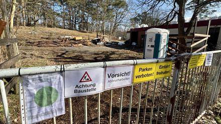 Im März wurde die ehemalige Gaststätte „Zum Keiler“ in der Waldstadt abgerissen.