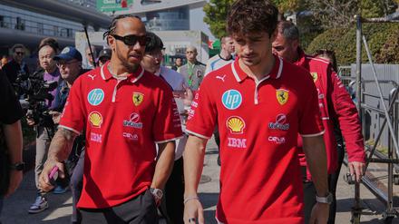 Lewis Hamilton und Charles Leclerc verließen China ohne WM-Punkte.