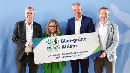 Umweltverwaltung und mehere landeseigene Unternehmen haben sich auf eine „Blau-grüne Allianz“ verständigt. 