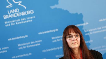 Innenministerin Katrin Lange (SPD) hatte auf eine Änderung falscher Daten in der Kriminalstatistik der Polizei Brandenburg für 2024 gedrungen. (Archivbild)