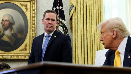 US-Präsident Donald Trump lässt seinen Sicherheitsberater Mike Waltz nicht fallen. 