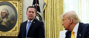 US-Präsident Donald Trump lässt seinen Sicherheitsberater Mike Waltz nicht fallen. 
