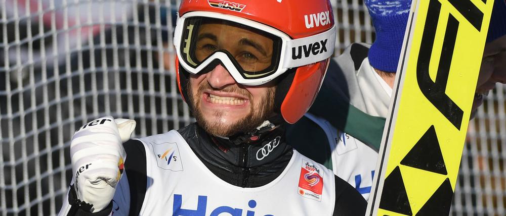 Sein größter Erfolg: Markus Eisenbichler wurde 2019 Skisprung-Weltmeister von der Großschanze.