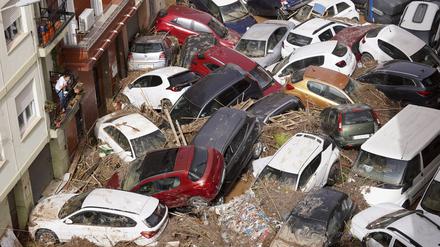 Heftige Regenfälle lösten im Oktober 2024 im spanischen Valencia schwere Überschwemmungen aus. 232 Menschen starben, der Schaden lag bei 17,5 Milliarden Euro.