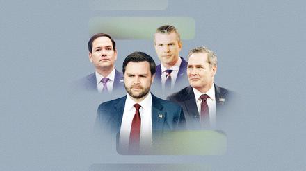 Marco Rubio, JD Vance,  Pete Hegseth, Michael Waltz