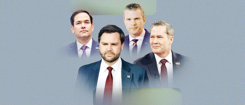 Marco Rubio, JD Vance, Pete Hegseth, Michael Waltz