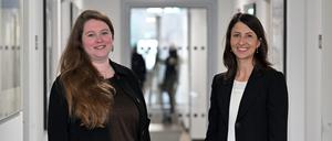 Katja Schlisio von der Unteren Denkmalschutzbehörde und Katharina Oppermann, Untere Bauaufsichtsbehörde.