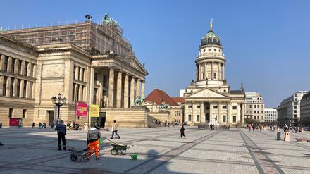 Frisch renoviert: der Gendarmenmarkt.