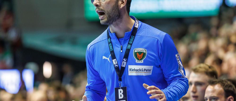 Füchse-Coach Jaron Siewert erhält nach Meinung von Stefan Kretzschmar zu wenig Aufmerksamkeit. 