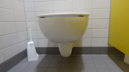 Eine Toilette der Berliner Hufeland-Schule.