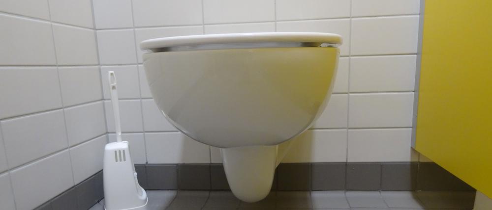 Eine Toilette der Berliner Hufeland-Schule.