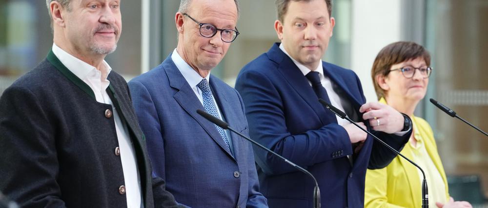 Vor der nächsten Phase der Koalitionsverhandlungen sind noch viele Punkte strittig. (Archivbild)