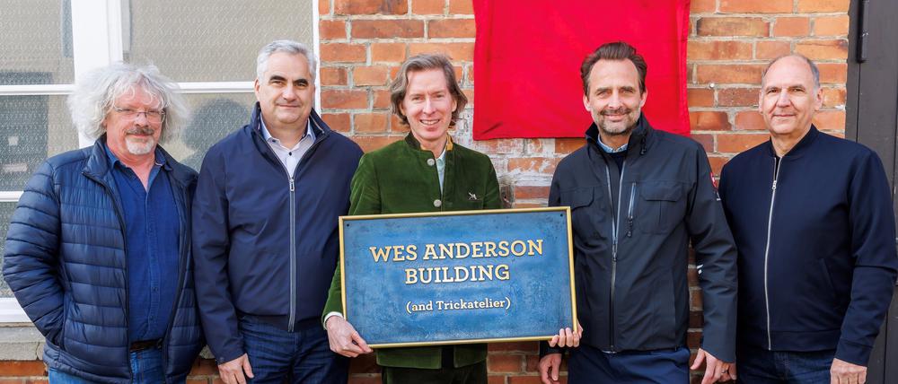 Studio Babelsberg hat kürzlich ein Gebäude nach Wes Anderson benannt.