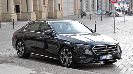 Der neue Dienstwagen, ein Mercedes E 300 E.