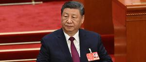Entscheidet über Chinas Zukunft: Staats- und Parteichef Xi Jinping (71) beim Nationalen Volkskongress Anfang März in Peking.