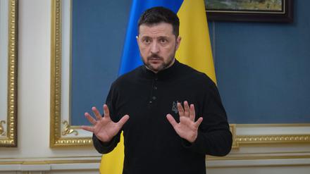 Der ukrainische Präsident: Wolodymyr Selenskyj.