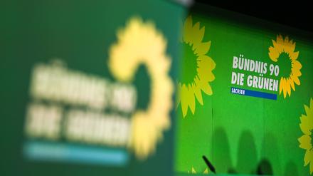 Logo von Bündnis 90/Die Grünen Sachsen (Archiv).