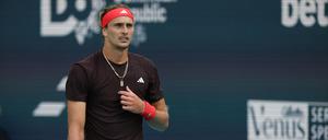 Nächster Rückschlag. Auch in Miami ist für Alexander Zverev vorzeitig Schluss.