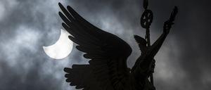 Aufnahme einer partiellen Sonnenfinsternis (Archivbild)