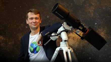 Simon Plate leitet das Potsdamer Urania-Planetarium seit 2016.