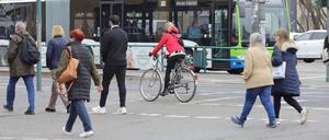 Mobilität in Potsdam. Fußgänger, Radfahrer, ÖPNV