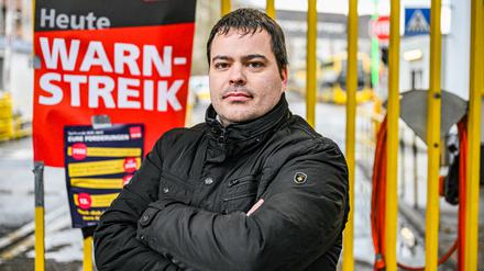 Der Gewerkschaftssekretär Jeremy Arndt führt für die Arbeitnehmerseite die Tarifverhandlungen mit der BVG.